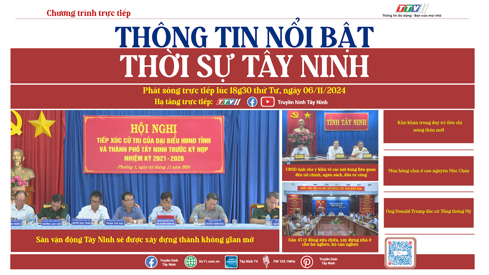 Thời sự Tây Ninh 06-11-2024 | Tin tức hôm nay | TayNinhTV